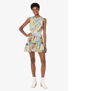 Ted Baker Ellain Button Front Mini Dress EUC